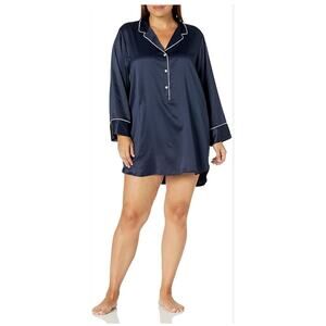 Natori Pajama Top/Gown/shirt Blue Size Small Knee length Loungewear Sleepwear